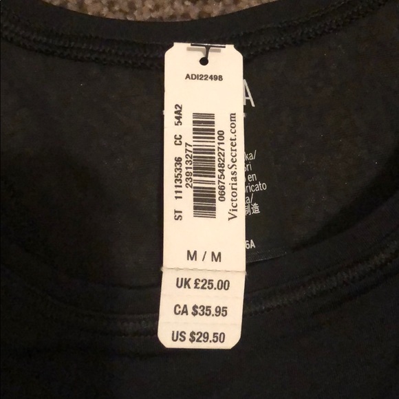 💥NWT Victoria sport black tank mesh exercise - Picture 3 of 7